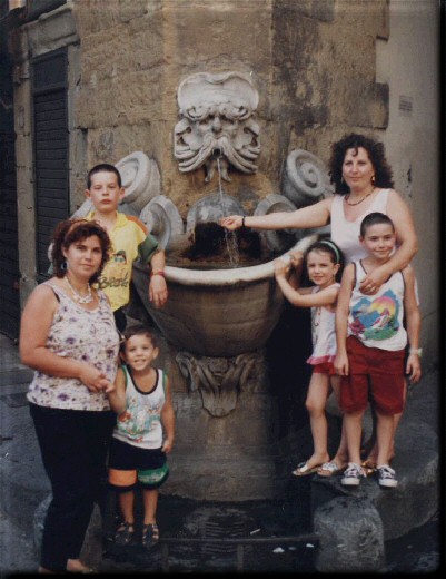 FIRENZE 1991 - Antonio, Pina, Claudio, Nunzia, Tania e Fausto