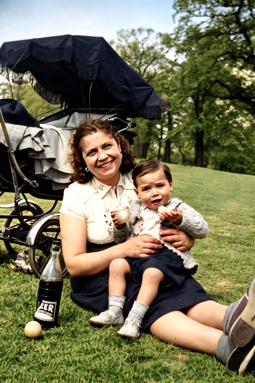 Estate 1956 Leeds - (UK):  Gabriele Adele con Orlandini Giuseppe. 