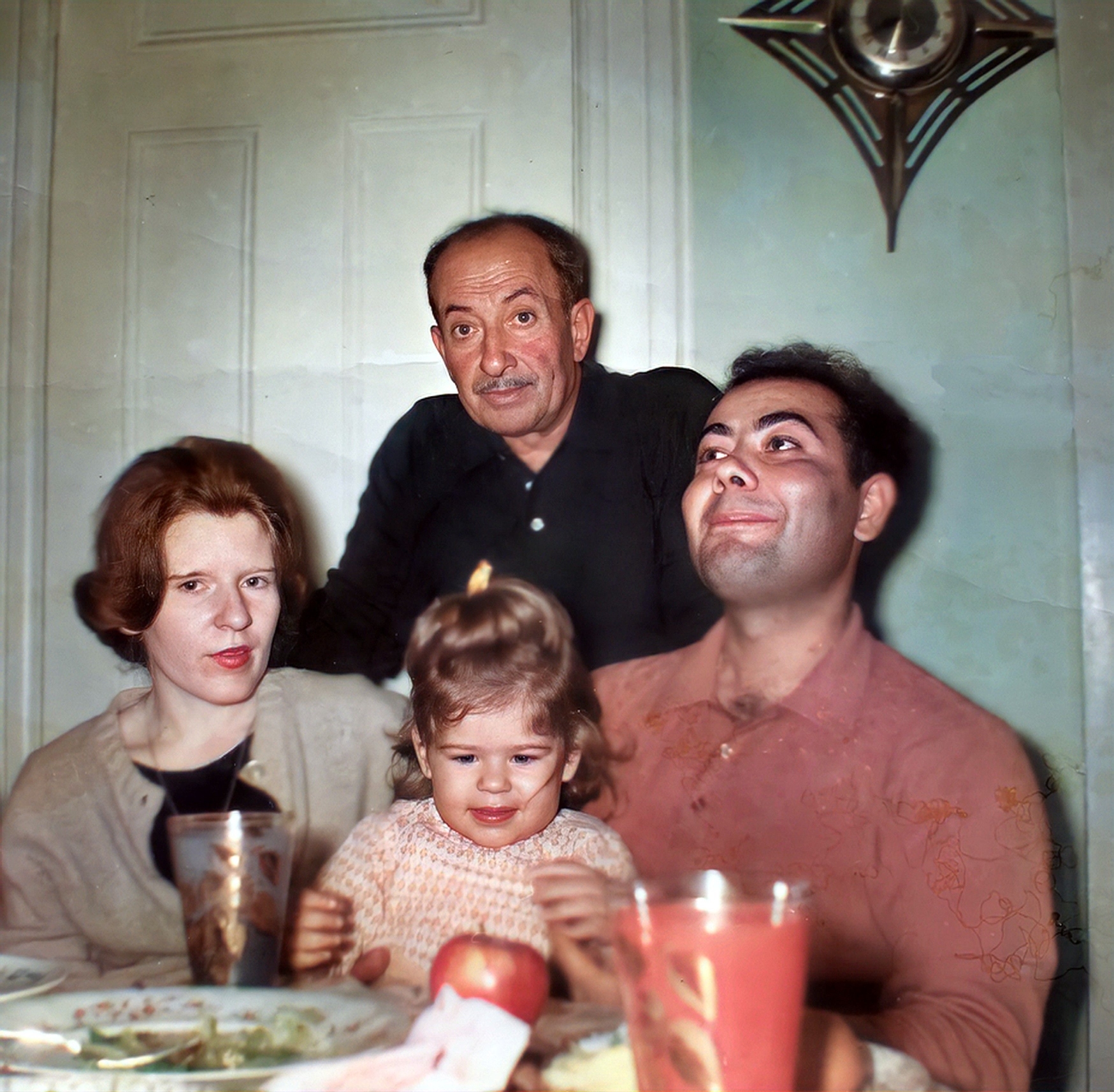 1996 Mount Vernon - NY USA: Colace Rocco, Russell Anna, Colace Fortunato e Colace Annamaria. 