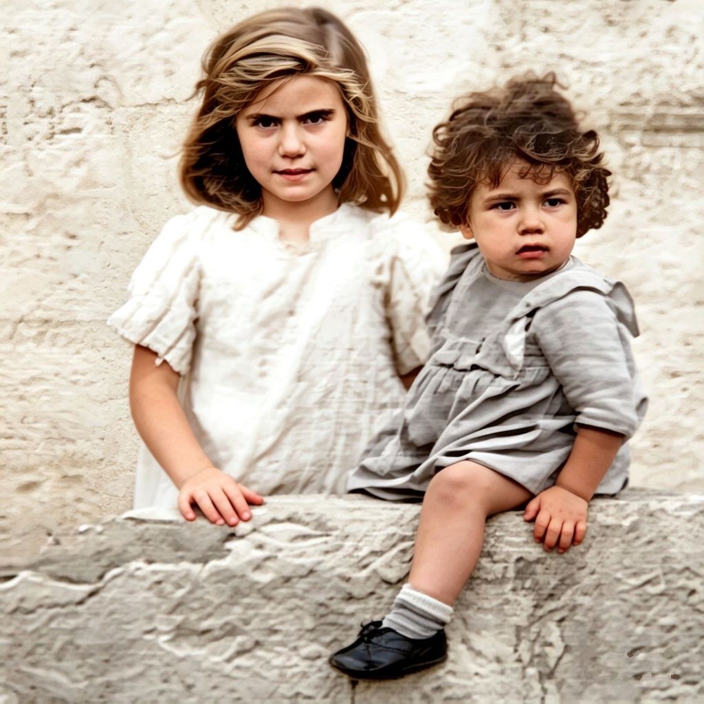 1939 - Trapani: Schiavone Elena e Colace Fortunato.