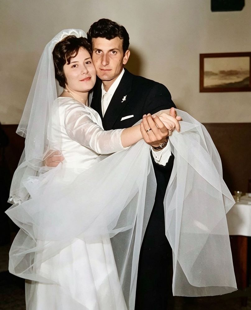 7 Dicembre 1960 - Siracusa: Matrimonio di Schiavone Gabriella e Maieli Umberto. 