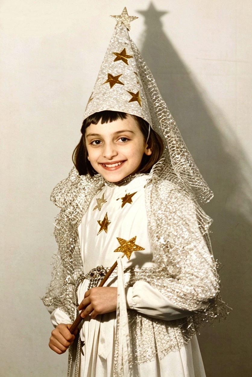 Carnevale 1958 - Milano: Roggio Vincenzina - cosplay "Fatina".