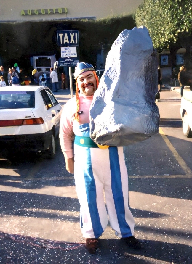  SABAUDIA - carnevale 1995 - OBELIX (alias Paride) 