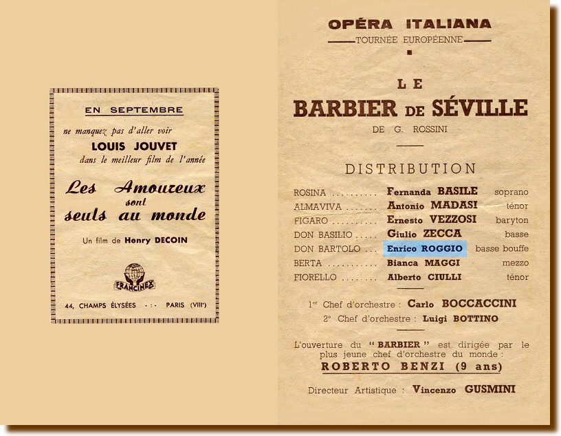  Parigi 19?? - Barbiere di Siviglia 