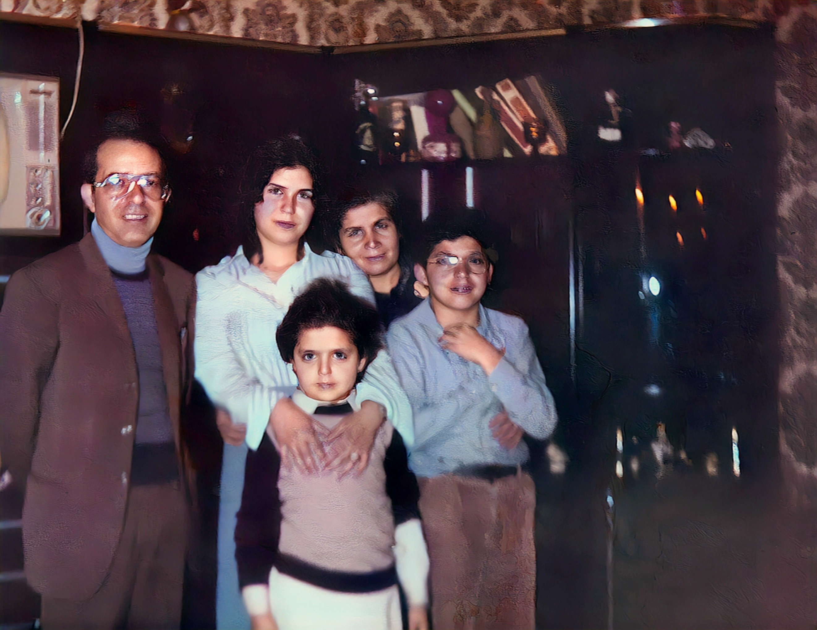 1978 Catania: Romano Salvatore, Orlandini Pina, Romano Lucia, Romano Gabriella e Romano Marcello.