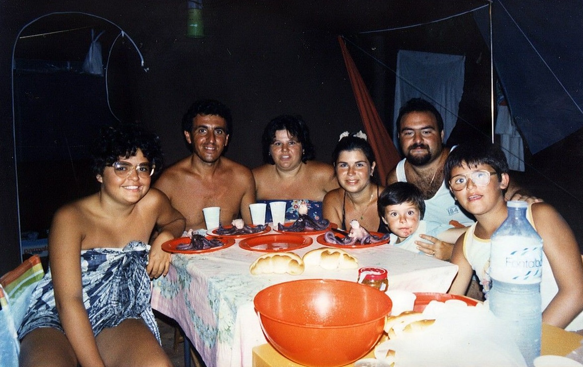 PORTOPALO 1986 - Campeggio con Gianni & Palmina, Gabriella e Salvo, Pina e Fausto