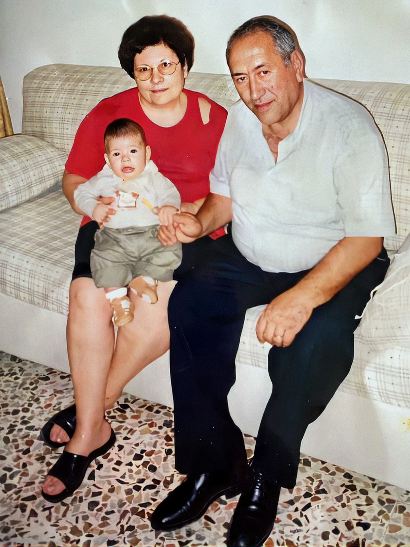 2005 Siracusa: Schiavone Amalia con Salafia Elia e Salafia Roberto. 