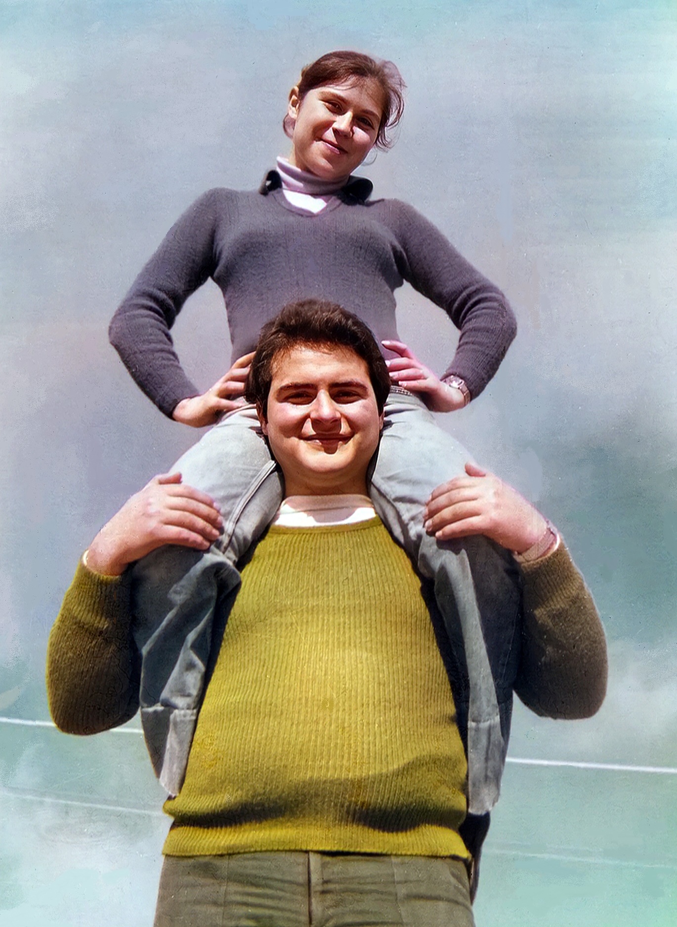 1972 - Catania: Roggio Paride con Orlandini Pina. 
