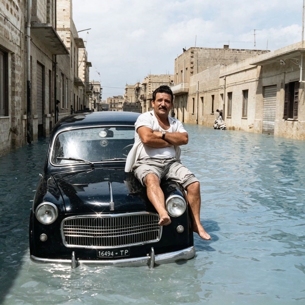 2 settembre 1965 Trapani - l'Alluvione: Amoroso Gaetano.