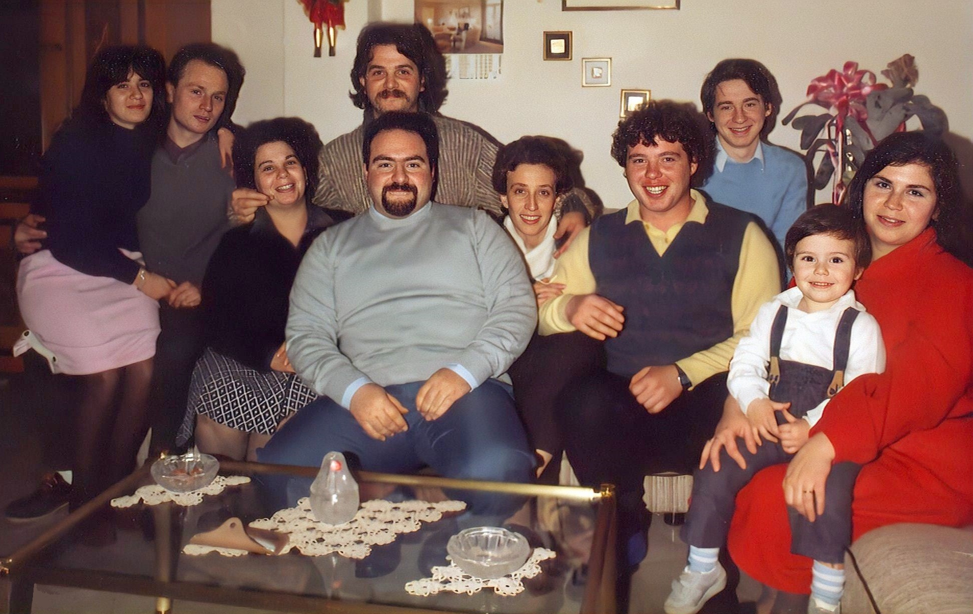 TERNI 1985 - dalla zia Rosetta con Morena, Sergio, Piero, Franca, Paride, Adriano, Luciano, Pina e Fausto
