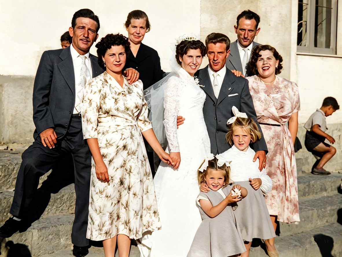 9 giugno 1956 - Randazzo (CT) Matrimonio Rosa e Turi 
