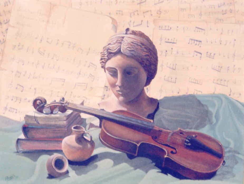  NATURA MORTA CON VIOLINO 